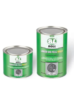 BOLL LAK NA AUTOMOBILOVÉ RÁFKY - RALLY ČERNÝ MATNÝ 500ml 001429 Bezpečná Platba