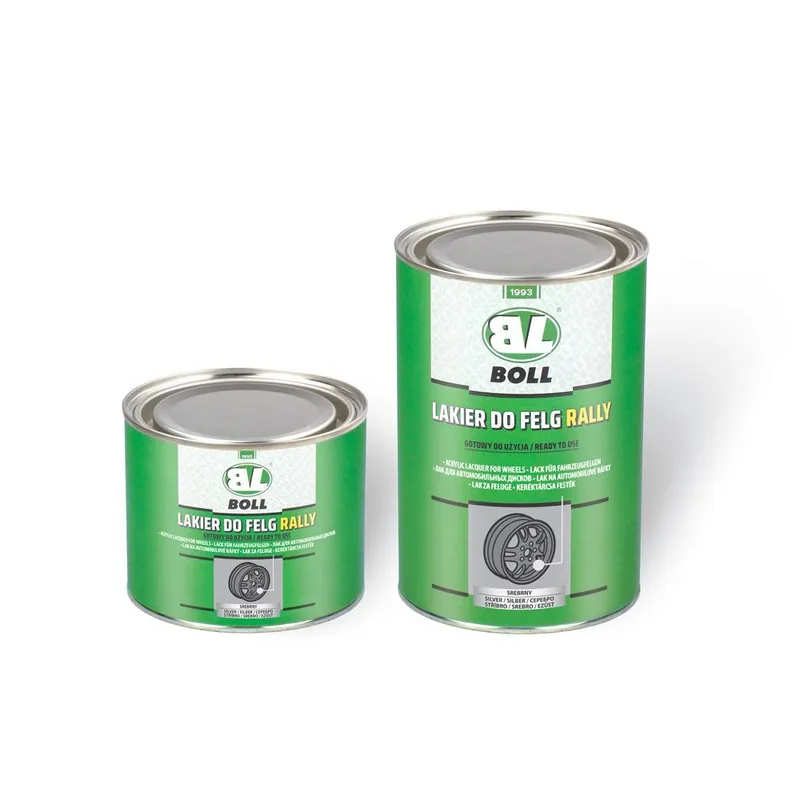 BOLL LAK NA AUTOMOBILOVÉ RÁFKY - RALLY ČERNÝ MATNÝ 500ml 001429 Bezpečná Platba