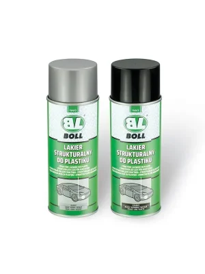 BOLL STRUKTURÁLNÍ LAK NA PLAST VE SPREJI/ČERNÝ 400ml 001400 Cenový Hit