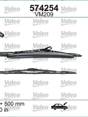 Finální Výprodej List stěrače VALEO 574254
