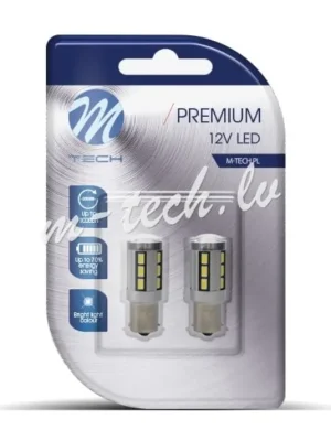 Sada žárovek LED P21W 18XSMD5730 2ks M-tech Kup Teď