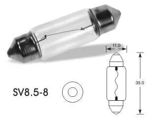 Žárovka, osvětlení poznávací značky OSRAM 6423 Časově Omezené