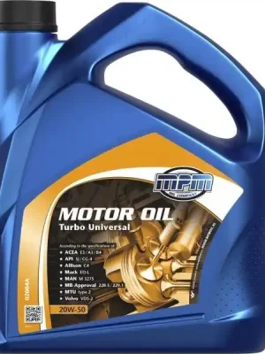 Oblíbený Motorový olej MPM Turbo Universal 20W50 4L 02004A
