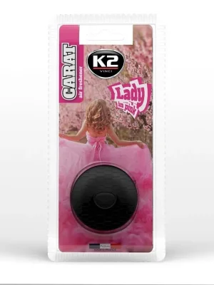 Sezónní Sleva K2 VŮNĚ DO AUTA/CARAT/LADY IN PINK/2,7 ML V500