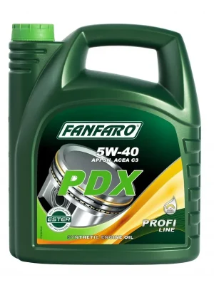 Cenová Bomba Motorový olej FANFARO PDX 5W-40 5L FF6705-5