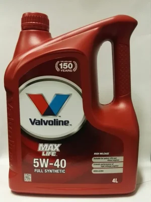 Akce Motorový olej 5W40 Valvoline MAX LIFE 4l