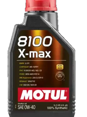 Pouze Dnes MOTOROVÝ OLEJ MOTUL 0W40 MOTUL 8100 X-MAX 1L 104531