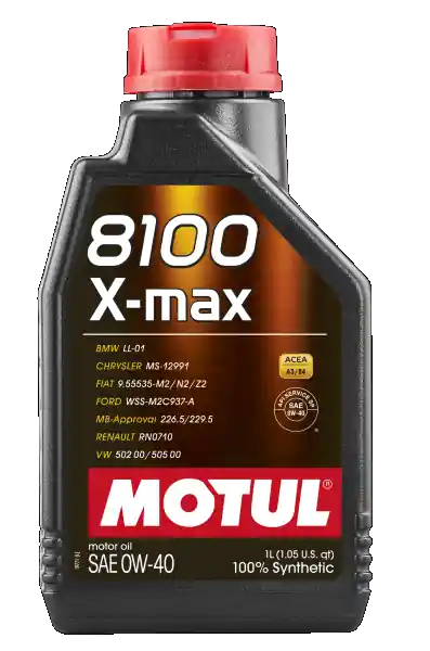 Pouze Dnes MOTOROVÝ OLEJ MOTUL 0W40 MOTUL 8100 X-MAX 1L 104531