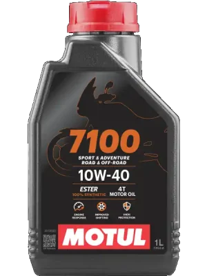 MOTOROVÝ OLEJ MOTUL 10W40 MOTUL 7100 ESTER 4T 1L 104091 Bezpečná Platba