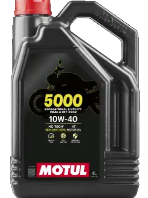 Značkový MOTOROVÝ OLEJ MOTUL 10W40 MOTUL 5000HC-TECH 4T 4L 104056