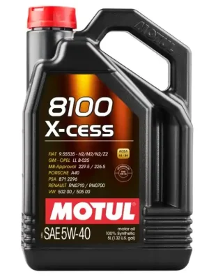 Nejlepší Cena Motorový olej Motul 8100 X-CESS 5W-40 5L