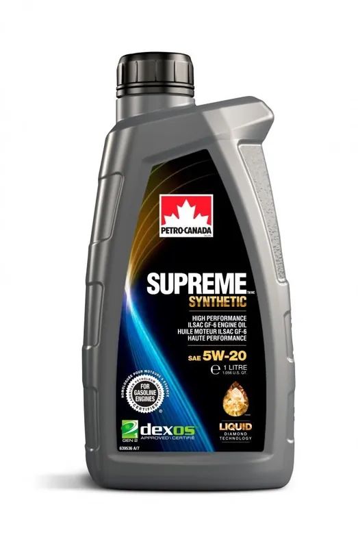 Časově Omezené Motorový olej PETRO-CANADA SUPREME SYNTHETIC 5W-20 1L PCSS 5W-20