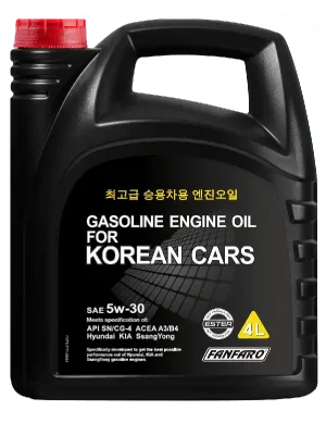Motorový olej FANFARO 5W-30 4L pro Korejské auta FF6714-4 Cenová Bomba