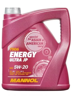 Koupit Online Motorový olej MANNOL Energy Ultra JP 5W20 4L 070 943