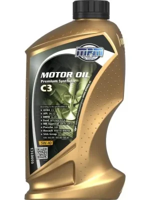Ověřený Motorový olej MPM Premium Synthetic C3 5W40 1L 05001C3