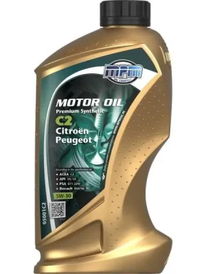 Motorový olej MPM Premium Synthetic C2 PSA 5W30 1L 05001C2 Objednat Nyní