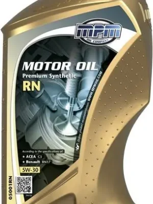 Nová Kolekce Motorový olej MPM Premium Synthetic 5W30 RN 1L 05001RN