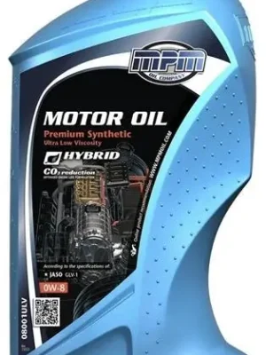 Motorový olej MPM Premium Synthetic Ultra LV 0W8 1L 08001ULV Cenový Hit
