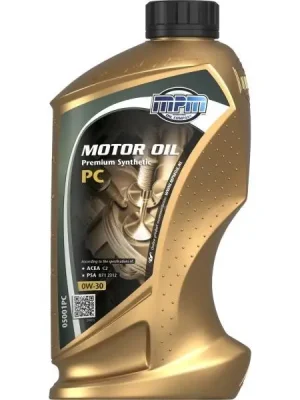 Přímo Od Výrobce Motorový olej MPM Premium Synthetic PC 0W30 1L 05001PC