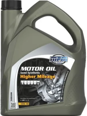 Motorový olej MPM Semi Synthetic Higher Mileage 10W40 5L 04005HM Dokud Zásoby Vydrží