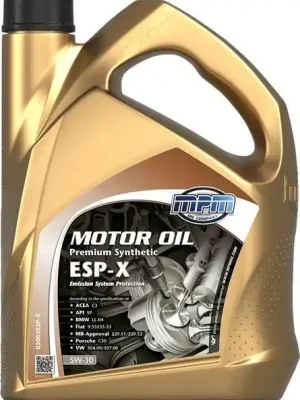 Speciální Cena Motorový olej MPM Premium Synthetic ESP-X 5W30 5L 05005V