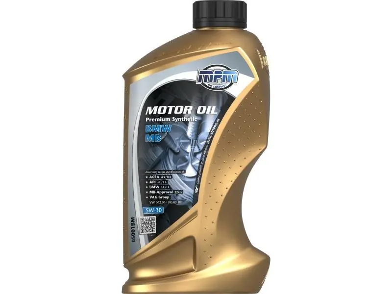 Motorový olej MPM Premium Synthetic BMW / MB 5W30 1L 05001BM Dokud Zásoby Vydrží