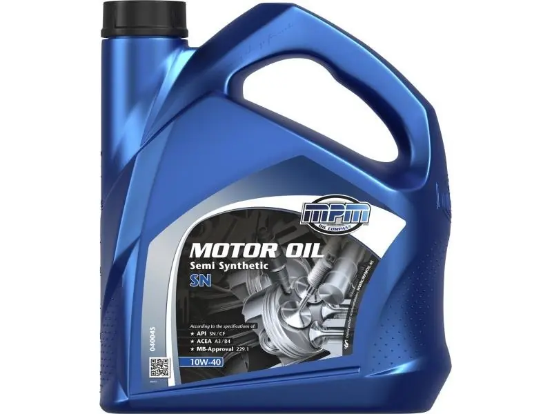 Motorový olej MPM Semi Synthetic SN 10W40 4L 04004S Tovární Cena