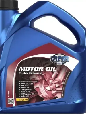 Motorový olej MPM MPM Turbo Universal 15W-40 4L 02004 Zlevněný