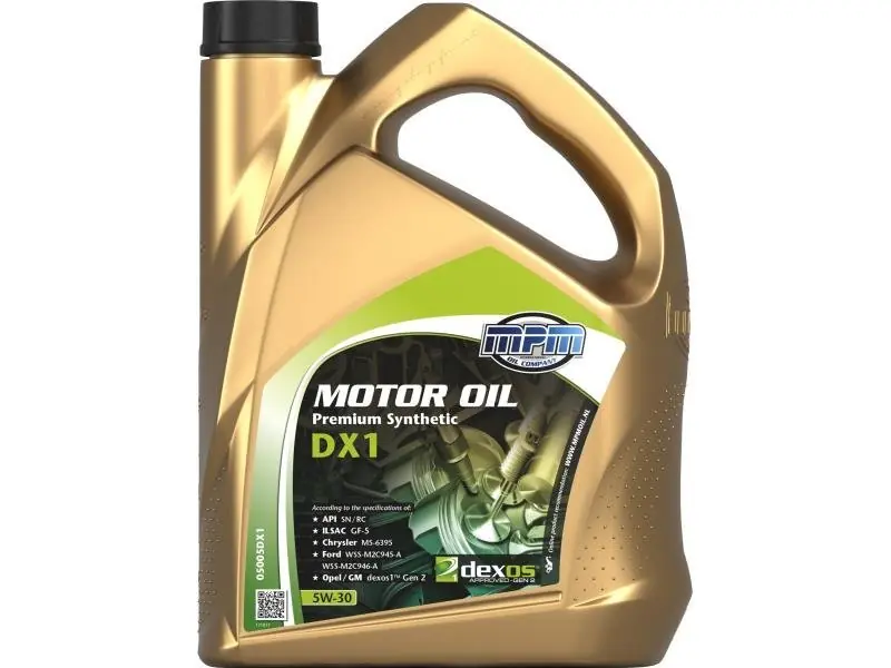 Finální Výprodej Motorový olej MPM Premium Synthetic DX1 5W30 5L 05005DX1