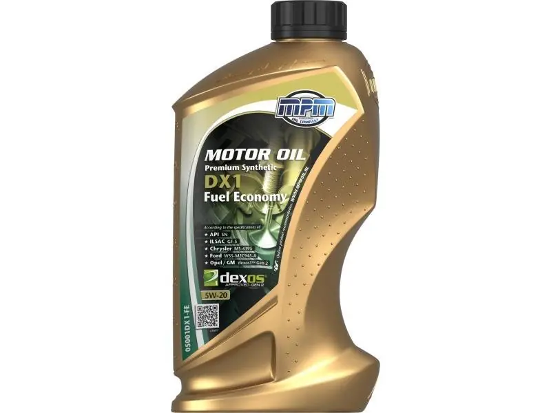 Motorový olej MPM Premium Synthetic DX1-FE 5W20 1L 05001DX1-FE Víkendová Akce