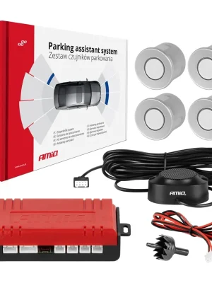 Akční Nabídka Amio 01021 Parkovací asistent Buzzer 4 senzory stříbrné