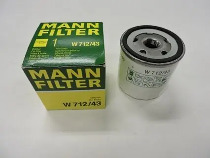 Filtr oleje FELICIA 1,3, MANN FILTER W712/43 Expresní Doručení