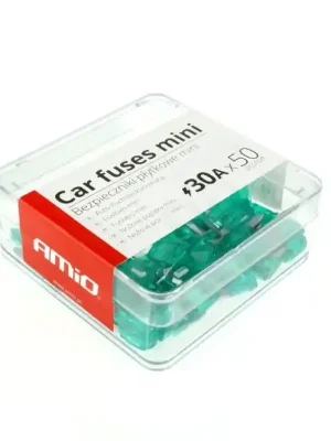 Amio 02223 Autopojistky MINI pouzdro 50 ks 30A Tovární Cena