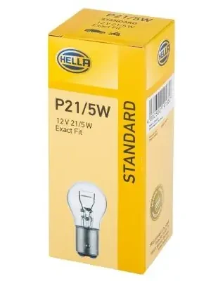 Hella 8GD 002 078-121 Žárovka 12V P21/5W BAY15d Autentický
