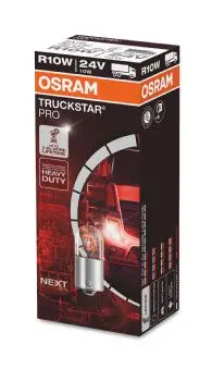Originální Osram 5637TSP Žárovka, osvětlení poznávací značky 24V R10W BA15s