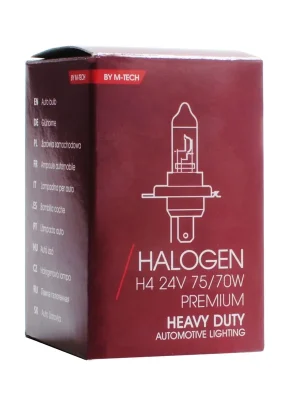 M-Tech Žárovka 24V H4 75/70W P43T HEAVY DUTY Sleva