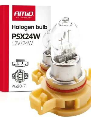 Amio 04411 Halogenová žárovka PSX24W PG20-7 12V 24W Cenová Bomba