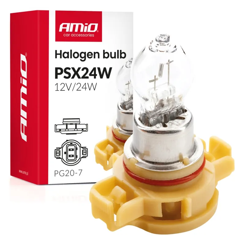 Amio 04411 Halogenová žárovka PSX24W PG20-7 12V 24W Cenová Bomba