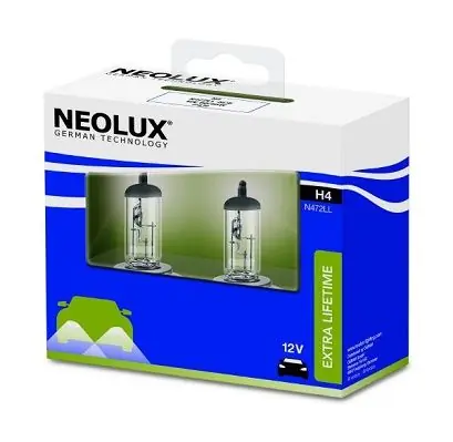 Značkový Neolux® N472LL-SCB Žárovka 12V H4 60/55W P43t