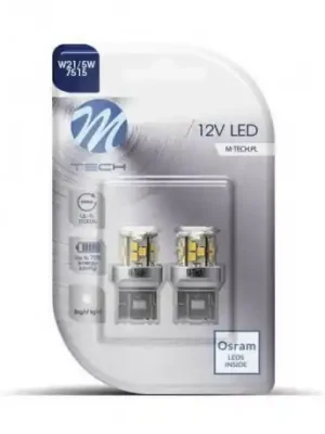 M-Tech Žárovka LED 12V W21/5W T20 21XSMD2835 Speciální Cena