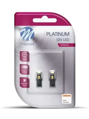Cenově Výhodný M-Tech Žárovka LED 12V W5W 2W bílá 6X SMD