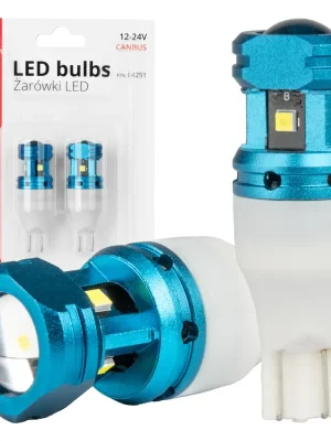 Amio 04251 LED žárovky CANBUS T15 W16W 4SMD 1860XS Bílé 12V 24V Nejlepší Cena