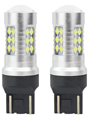 Originální Amio 02126 Žárovky LED CANBUS 3030 24SMD T20 7443 W21/5W White 12V/24V