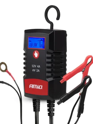 Cenová Bomba Amio 04531 Nabíječka digitální AGM GEL STD LiFePo4 MAX 4A 6/12V PRO HOOK
