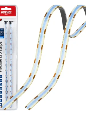 Zlevněný Amio 04571 LED pásky COB do auta modrá 2x30 cm 12 V