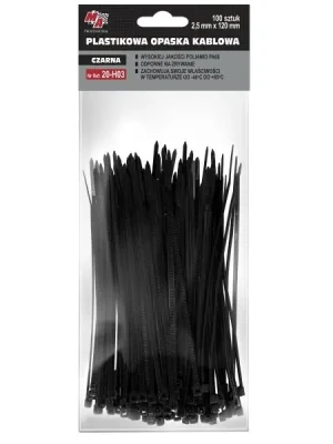 Moje Auto 20-H03 Stahovací pásky 2,5 x 120mm 100ks, černé Akce
