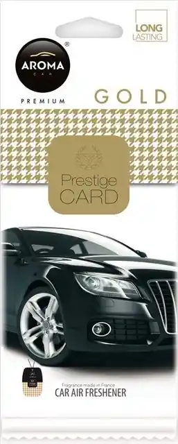 Aroma Car Prestige card - Gold závěsná vůně Cenový Hit