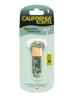 California Scents Hanging Vial Redwood Streams - Sekvoje 5ml Tovární Cena