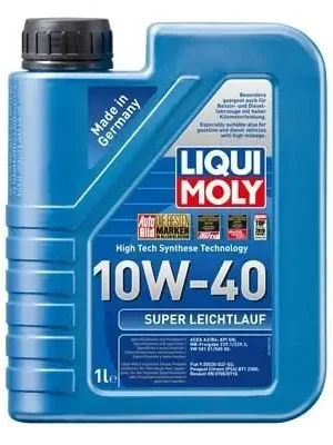 Nejlepší Cena Liqui Moly 1300 (9503) Super Leichtlauf 10W-40 1L