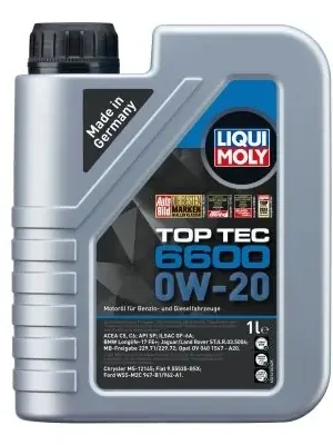 Liqui Moly 21410 Top Tec 6600 0W-20 1L Poslední Šance